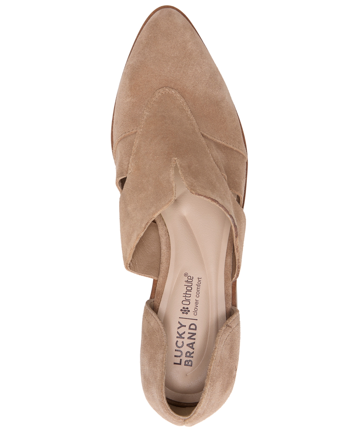 Lucky Brand Women's Minnsy Cutout Low-heel Shooties In Brown