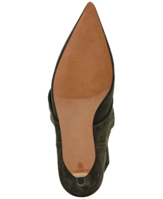 Women's Luca Wide-Calf Slouchy Kitten-Heel Dress Boots