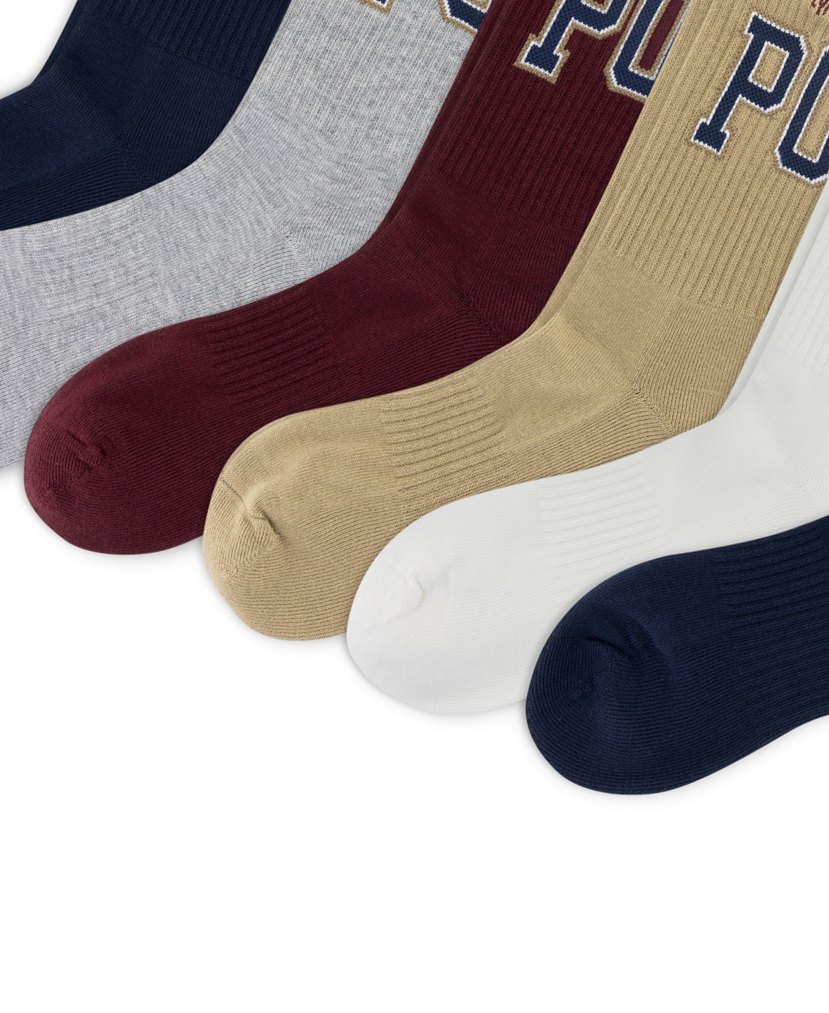 Polo Ralph Lauren Men's Varsity Logo 6-pack Socks In Multi