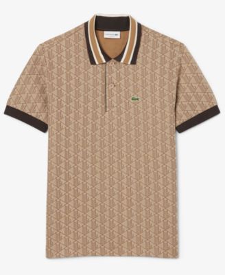 Men's Classic Fit Monogram Jacquard Polo Shirt