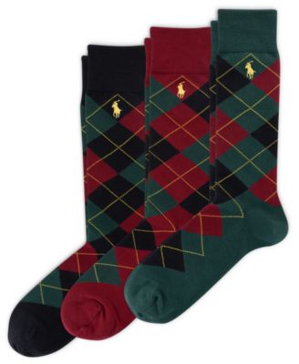 Polo Ralph Lauren - Men's Dress Argyle Socks 3-Pack