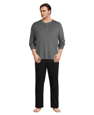 Big & Tall Knit Rib Pajama Henley