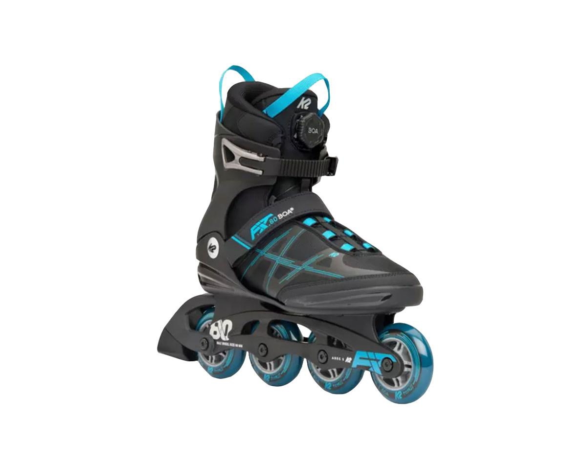 F.i.t. 80 Boa Black/Blue Mens Inline Skates - Black/blue