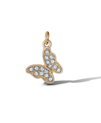 Heart & Butterfly Gold-Tone Bracelet