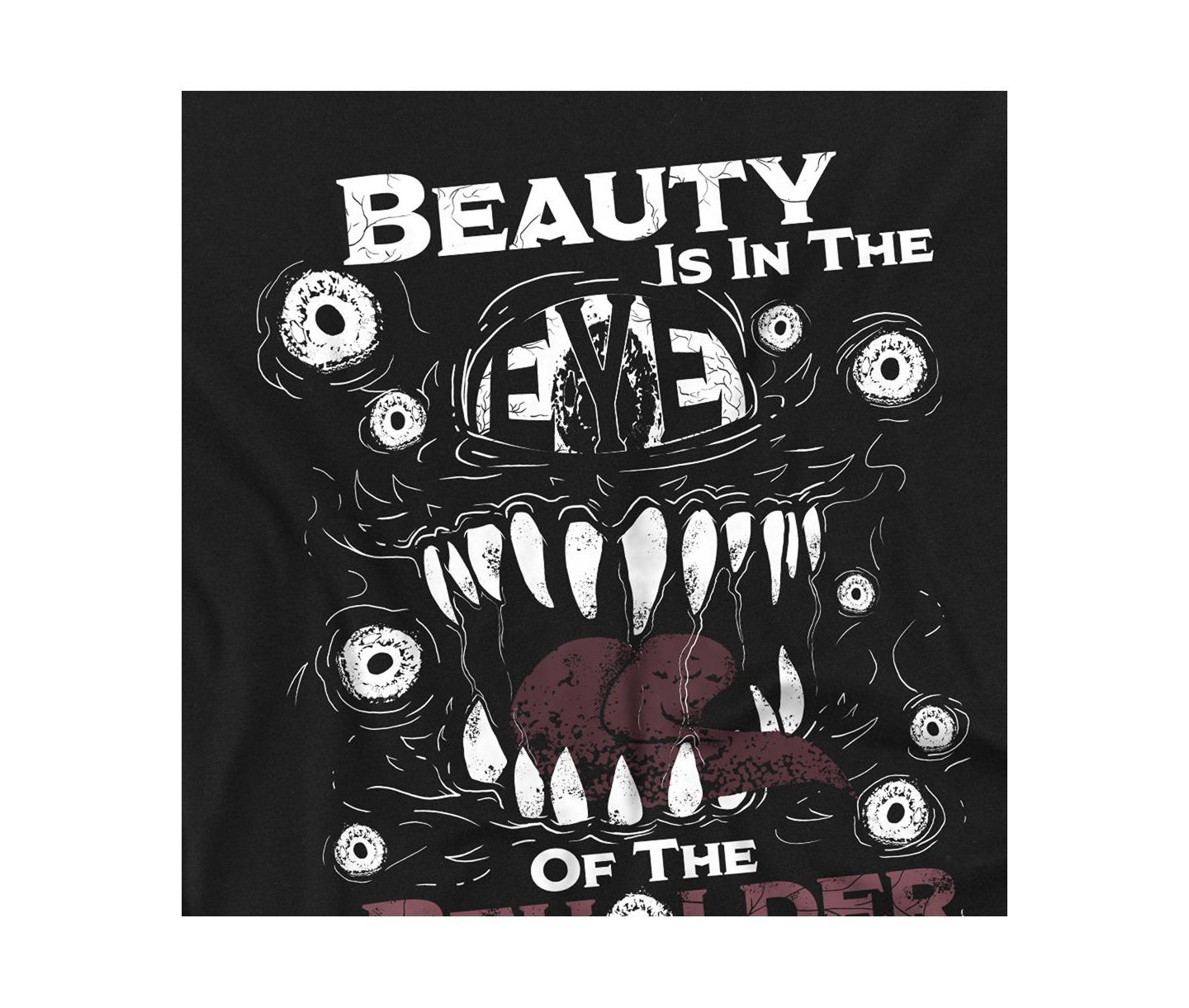 Мужская футболка D&D Big & Tall Dungeons And Dragons Eye Of The Beholder, цвет: Чёрный — фото 2