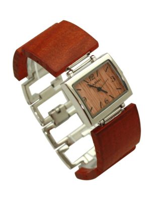 Square Wood Women Watch