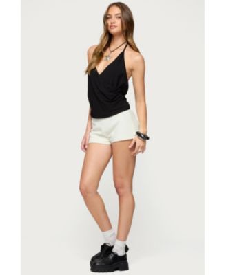 Womens Carmel V Neck Halter Top