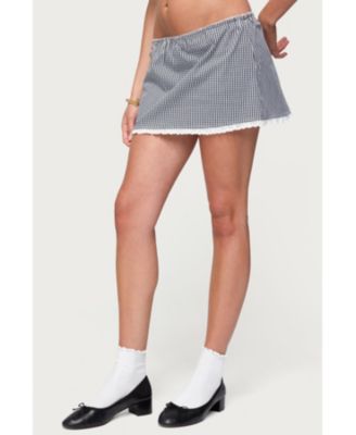 Women's Paige Gingham Mini Skort