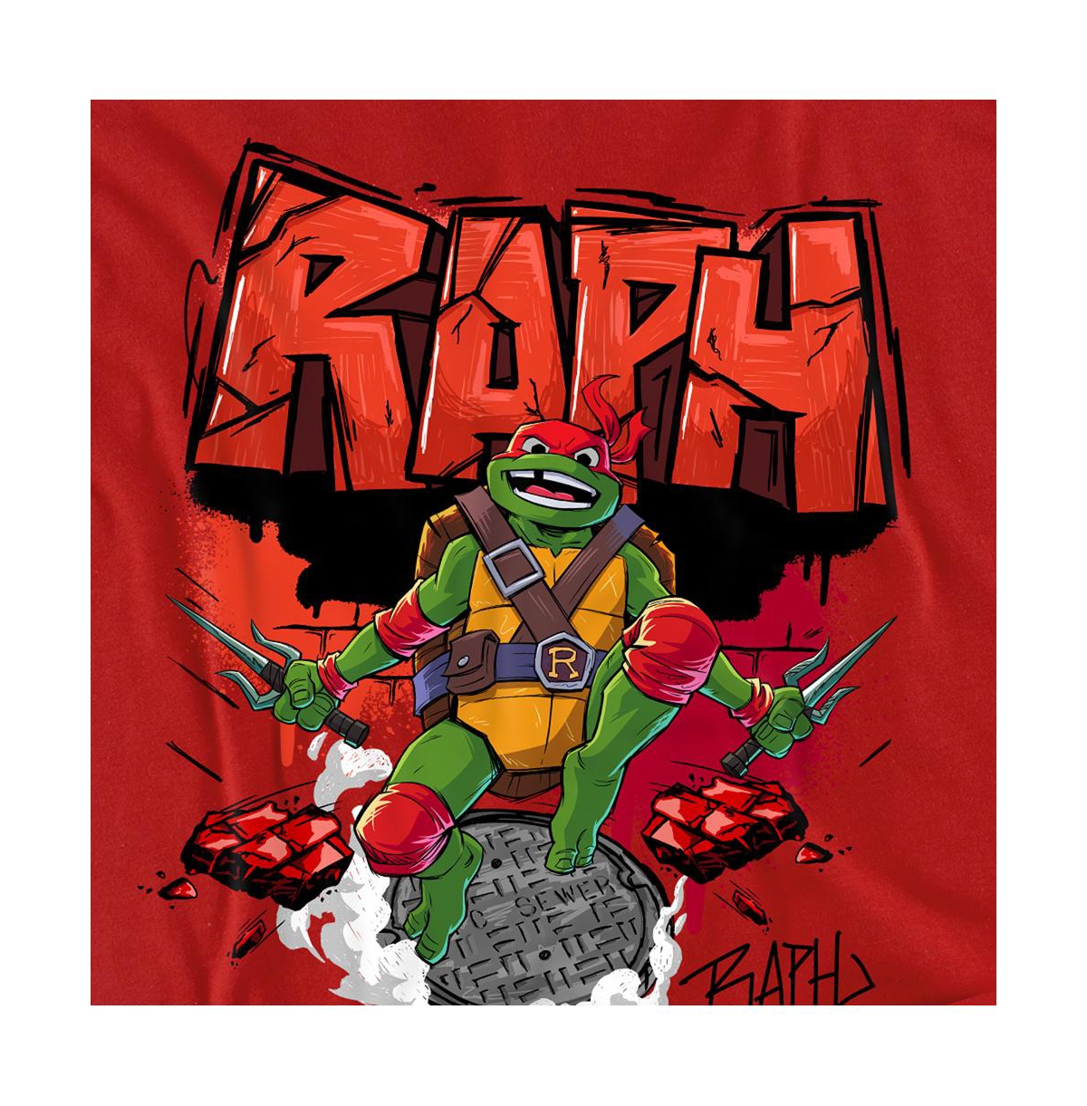 Logovision Men's Tales Of The Teenage Mutant Ninja Turtles Raph Sewer T-Shirt
