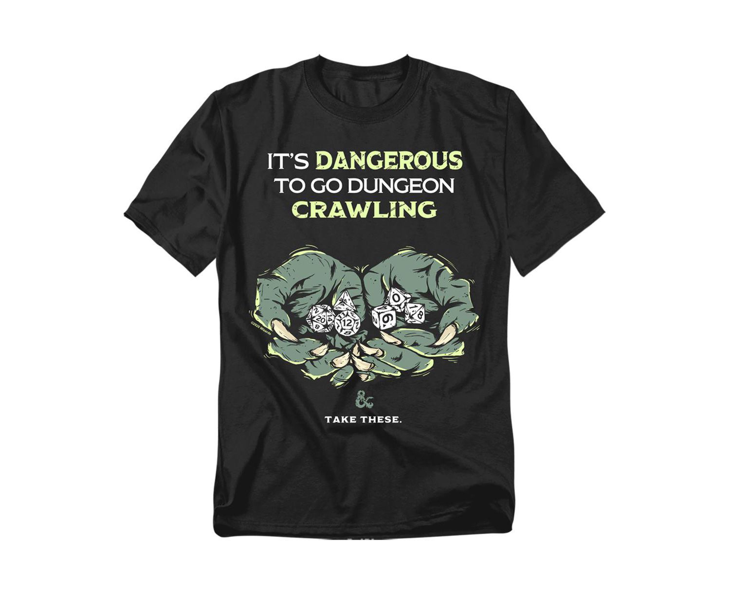 Big & Tall Dungeons Dragons It's Dangerous T-Shirt