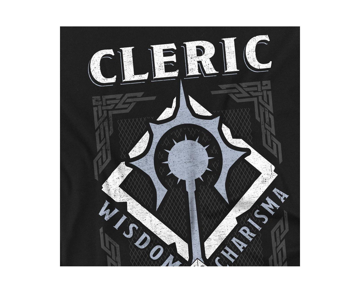 Big & Tall Dungeons Dragons Cleric Wisdom Charisma T-Shirt