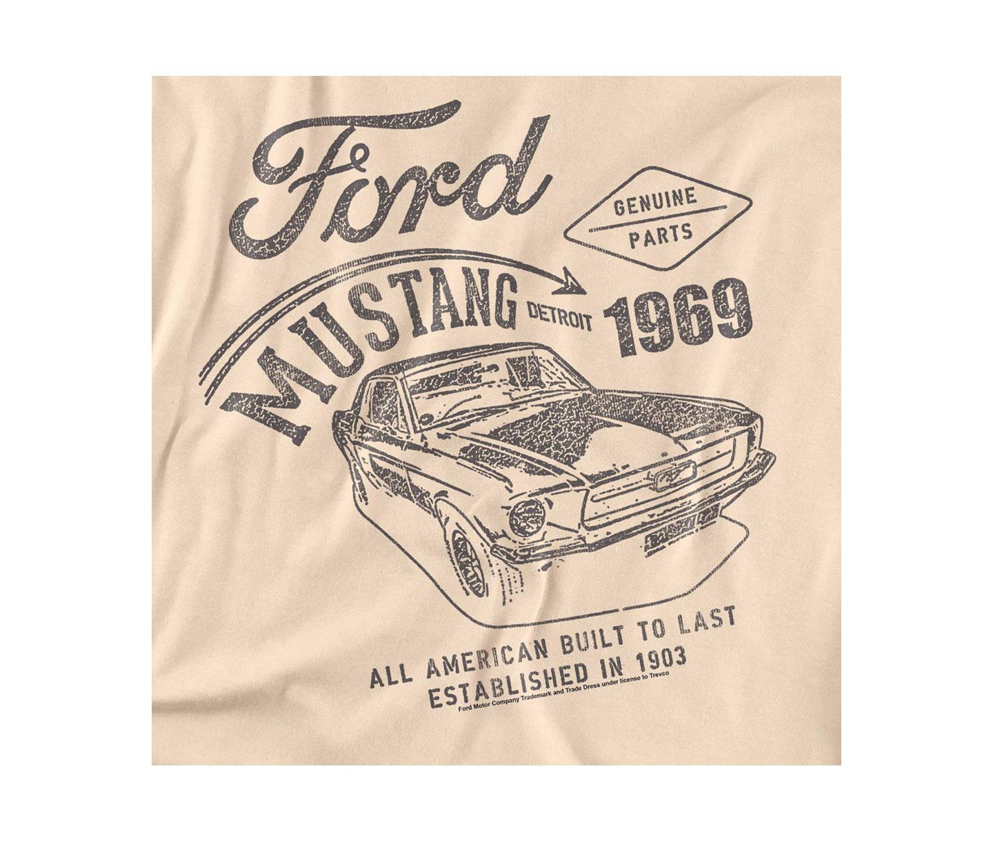 Мужская футболка Mustang Detroit, цвет: Кремовый — фото 3