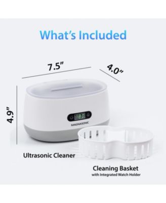 Ultrasonic Jewelry Cleaner Machine, 20oz Tank for Rings, Necklaces, Glasses, Watches, & Dentures