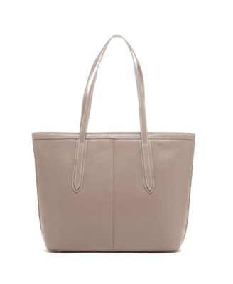 Dark Dune Leather Shoulder Bag Big Work Tote Purse for Women's Laptop Handbag