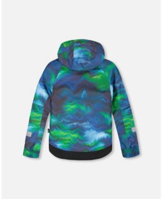 Toddler Boys Two-Piece Play Snowsuit with Printed Jacket Black - Toddler|Child