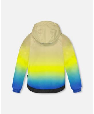 Toddler Boys Two-Piece Play Snowsuit with Gradient Jacket Black - Toddler|Child