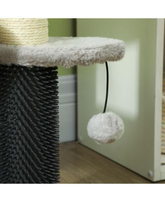 2 in 1 Cat Tree Tower Pet Stairs with Scratching Tickling Post
