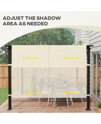 2 PCS Pergola Shade Cover, Pergola Canopy for 10 x 12ft Pergola