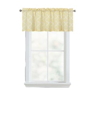 Trellis Lattice Rod Pocket Valance - 56 in. W x 18 in. L