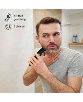 GroomSmart Trio — USB Rechargeable Toothbrush, Beard & Body Trimmer, and Nose & Ear Trimmer for Complete Grooming