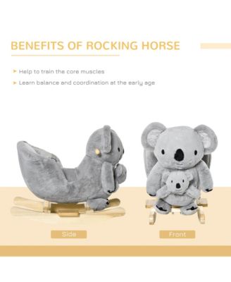 Kids Ride-On Rocking Horse Toy for Children 18-36 Months, Koala