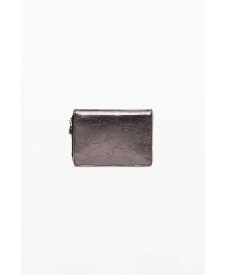 Women's Small convertible metallic wallet