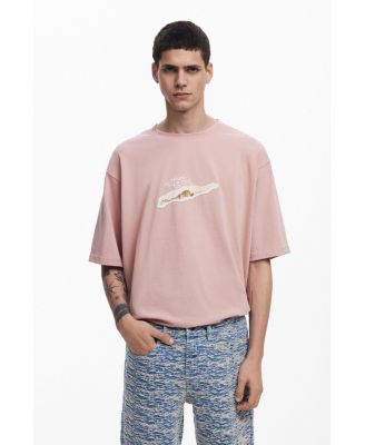 Men's Mottled denim trousers