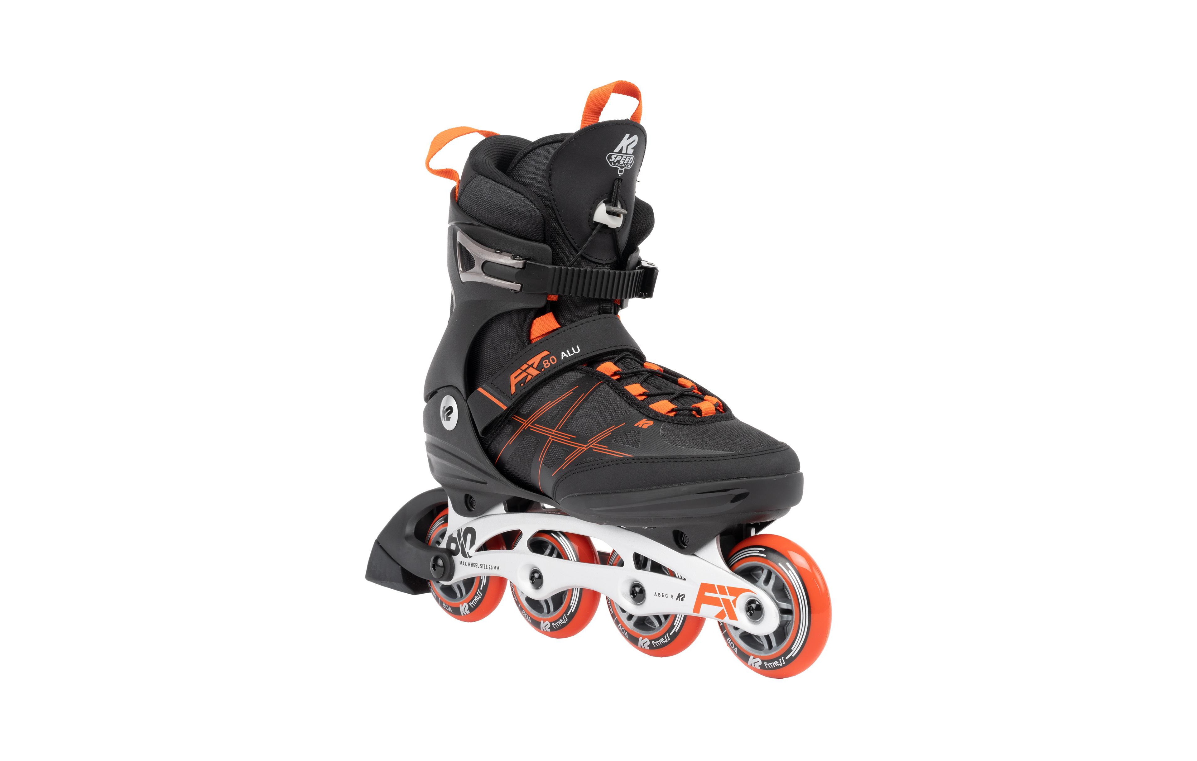K2 F.i.t. 80 Alu Black Mens Inline Skates