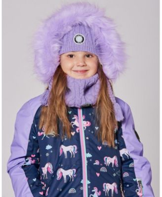 Girl Lined Winter Neckwarmer Lavender - Toddler|Child