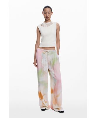 Women's Watercolor fluid pants