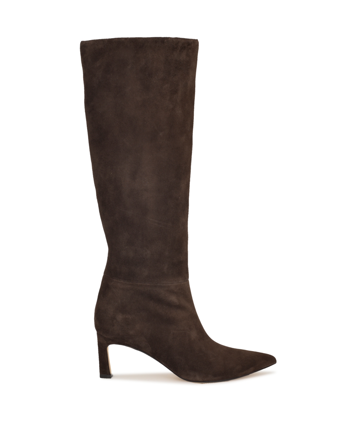 Nine West Women's Lorthey Tall Pointy Toe Stiletto Boots In Brown