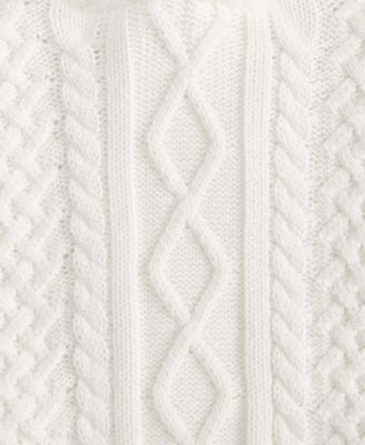 Baby Girls Cable-Knit Poncho, Macy's Exclusive