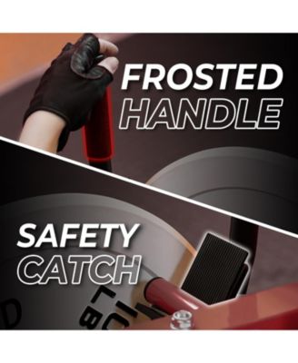 800LBS Plate-Loaded Hip Thrust Machine - Heavy Duty Glute Builder with Adjustable Footboard & Weight Storage