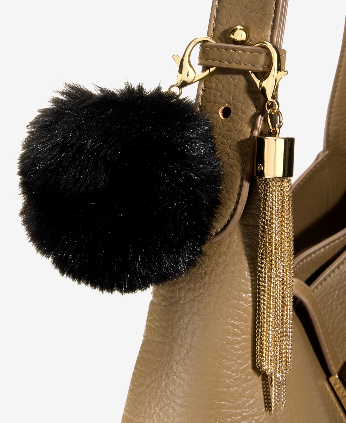 Inc International Concepts Krayaa Faux-fur Dangle Box Set, Macy's Exclusive In Black
