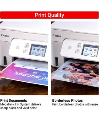 MegaTank PIXMA G3290 Wireless 3 In 1 White Printer with LCD Touchscreen