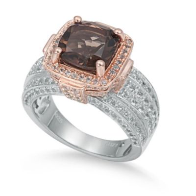 Topaz Brown Milano Cocktail Ring