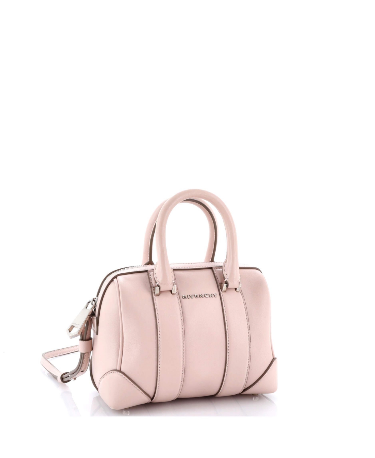Pre-Owned Givenchy Micro Lucrezia Duffle Bag Leather