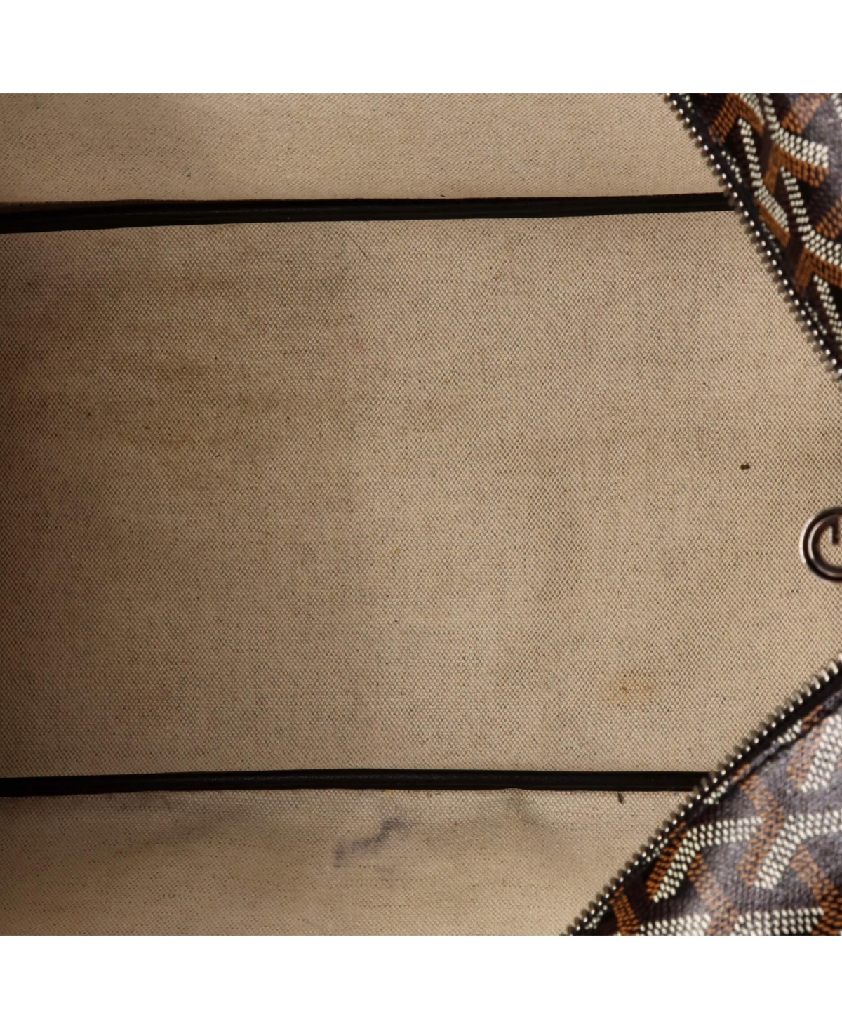 Pre-Owned Goyard Mm Artois Tote Coated Canvas