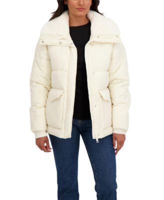Women's Faux Fur Collar Puffer Jacket