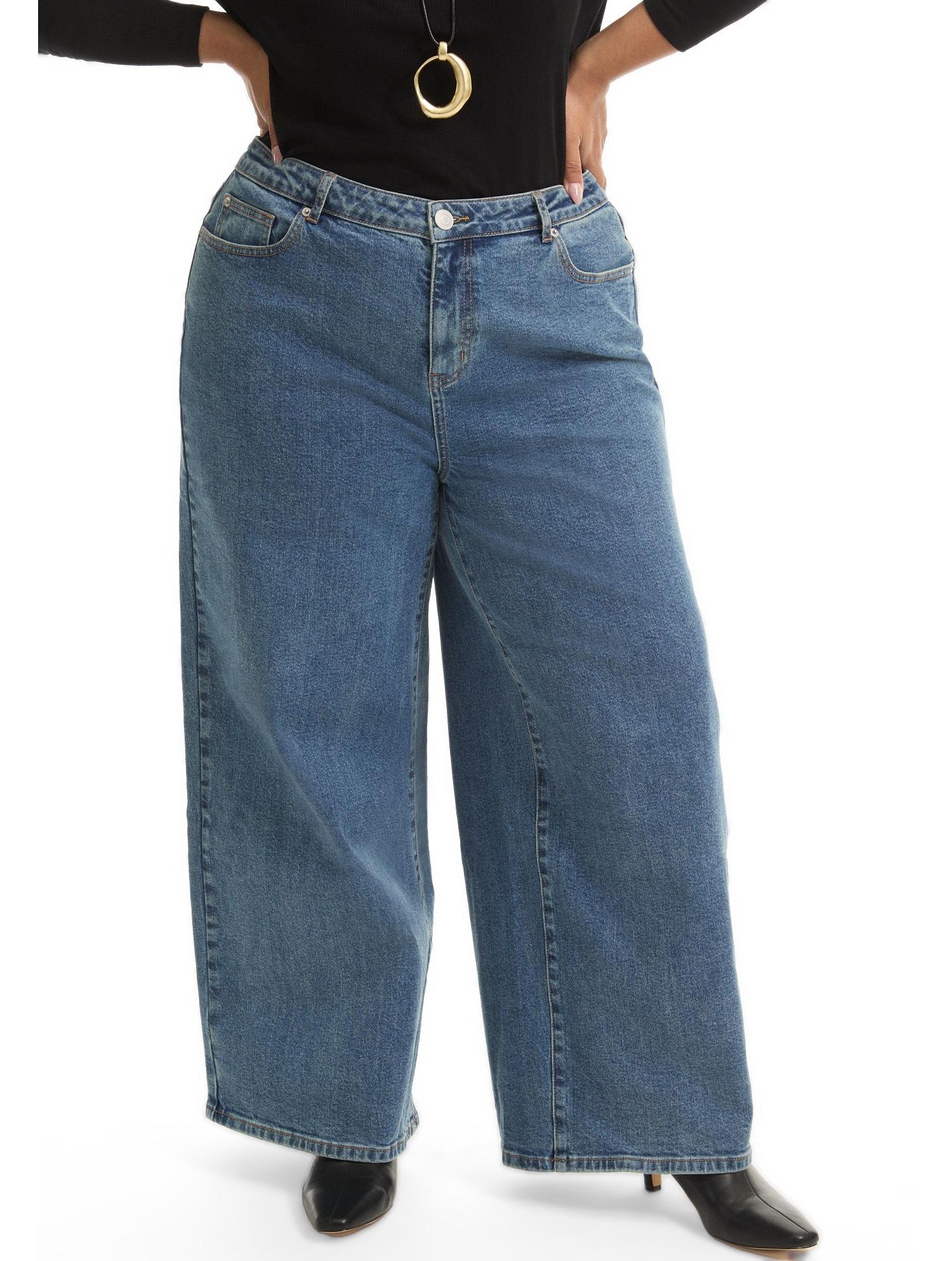 Women's June and Vie Curvie-Fit High-Rise Jeans