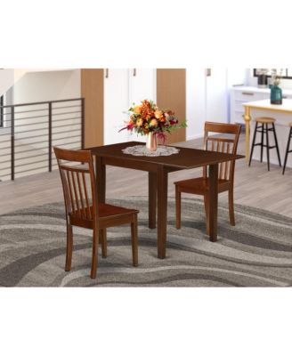 3 Pieces Mahogany Dining Room Set