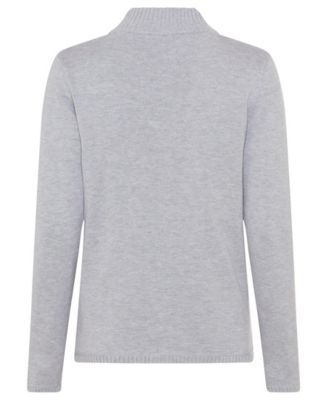 Women's Rib Knit Zip Front Cardigan