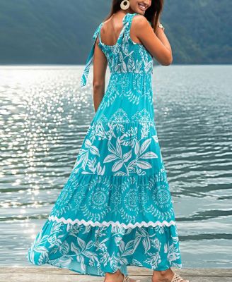 Women's Sweet Side Tropical Maxi Beach Dress 
