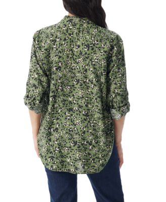 Women's Amanda Floral-Print Oversized Shirt