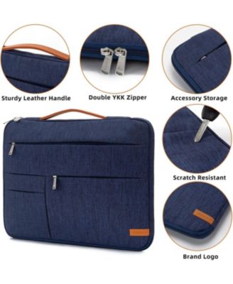14 inch Laptop Sleeve Bag, Slim Shockproof Handbag, Computer Carrying Case Cover Compatible with MacBook Air/Pro,Asus Dell HP Blue