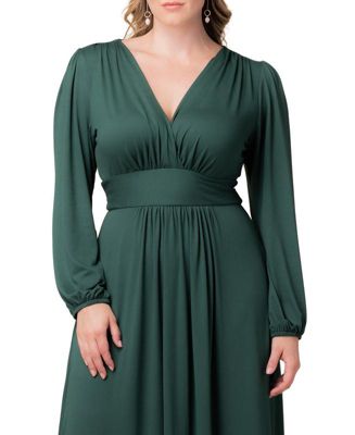 Plus Size Kelsey Long Sleeve Maxi Dress