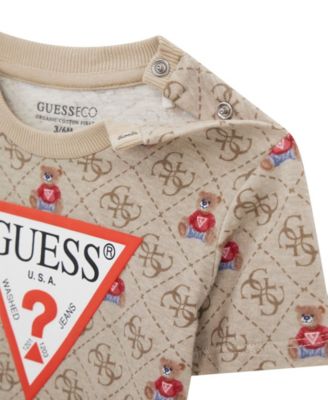 Baby Boys 2-Piece Long Sleeve T-Shirt and Active Pant Set