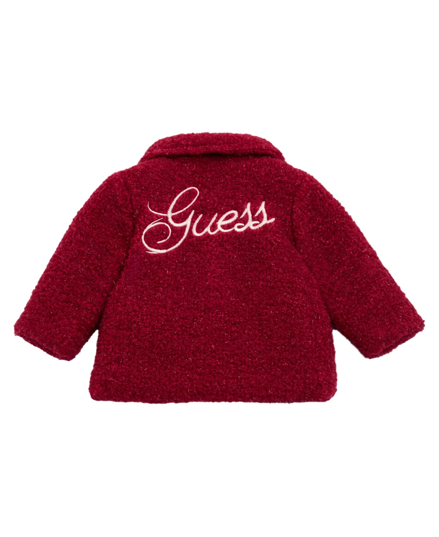 Baby Girls Lurex Sherpa Padded Coat