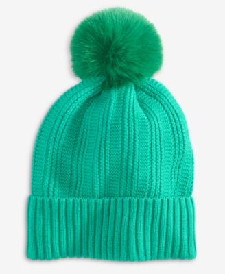 Boxed Rib-Knit Beanie