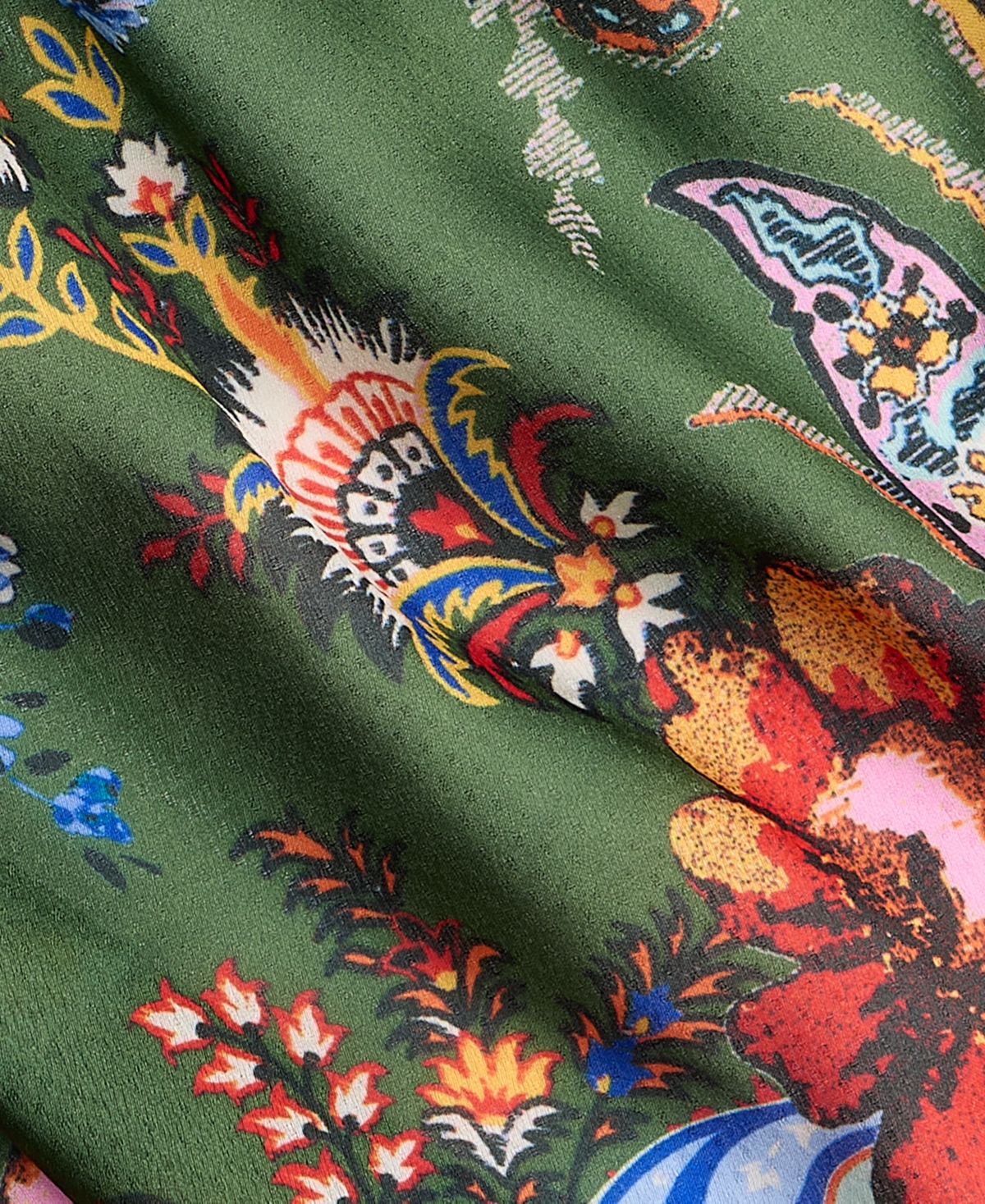 Giani Bernini Floral Square Scarf, Macy's Exclusive In Multi